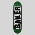 Baker Brand Logo Forest Green Deck - 8.38