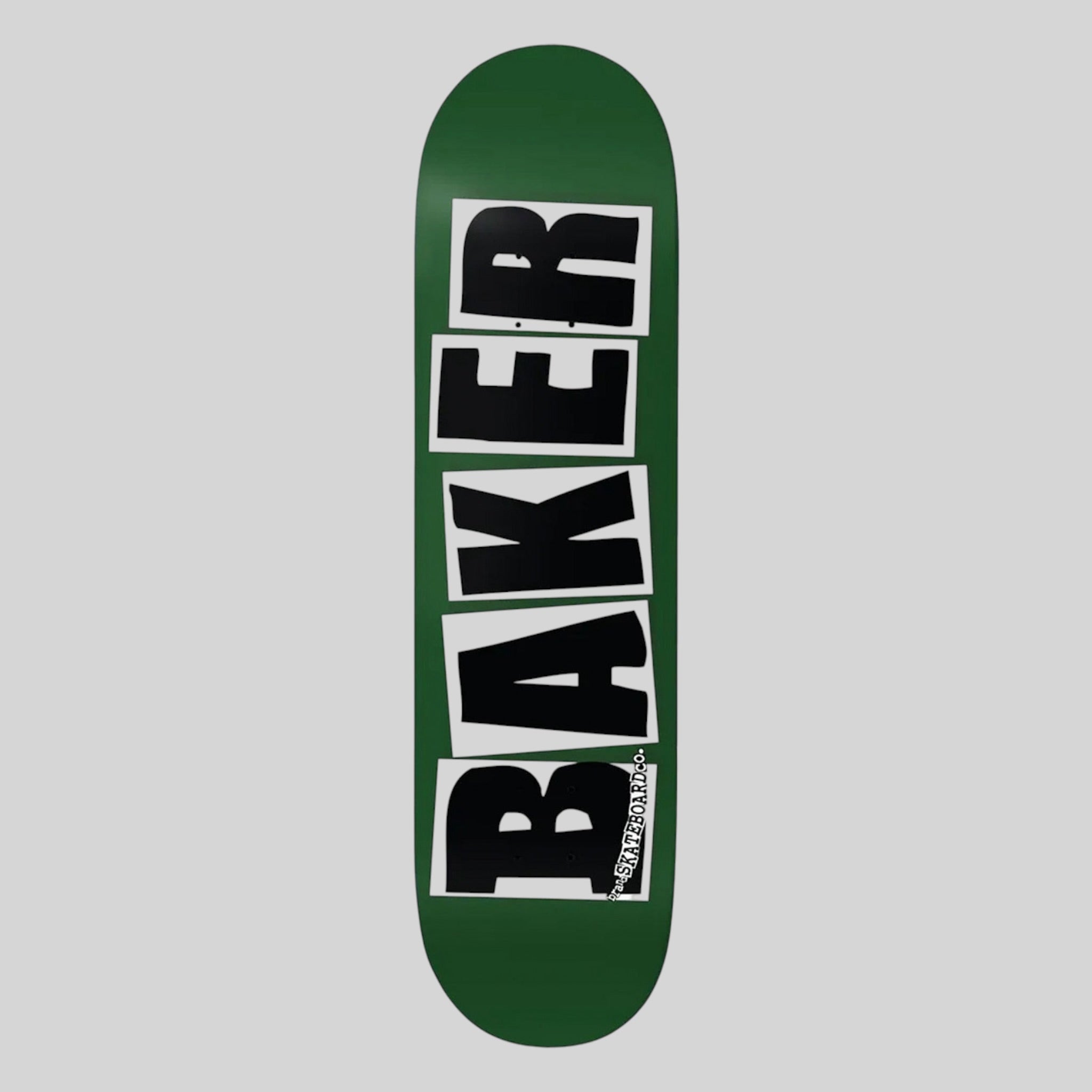 Baker Brand Logo Forest Green Deck - 8.38
