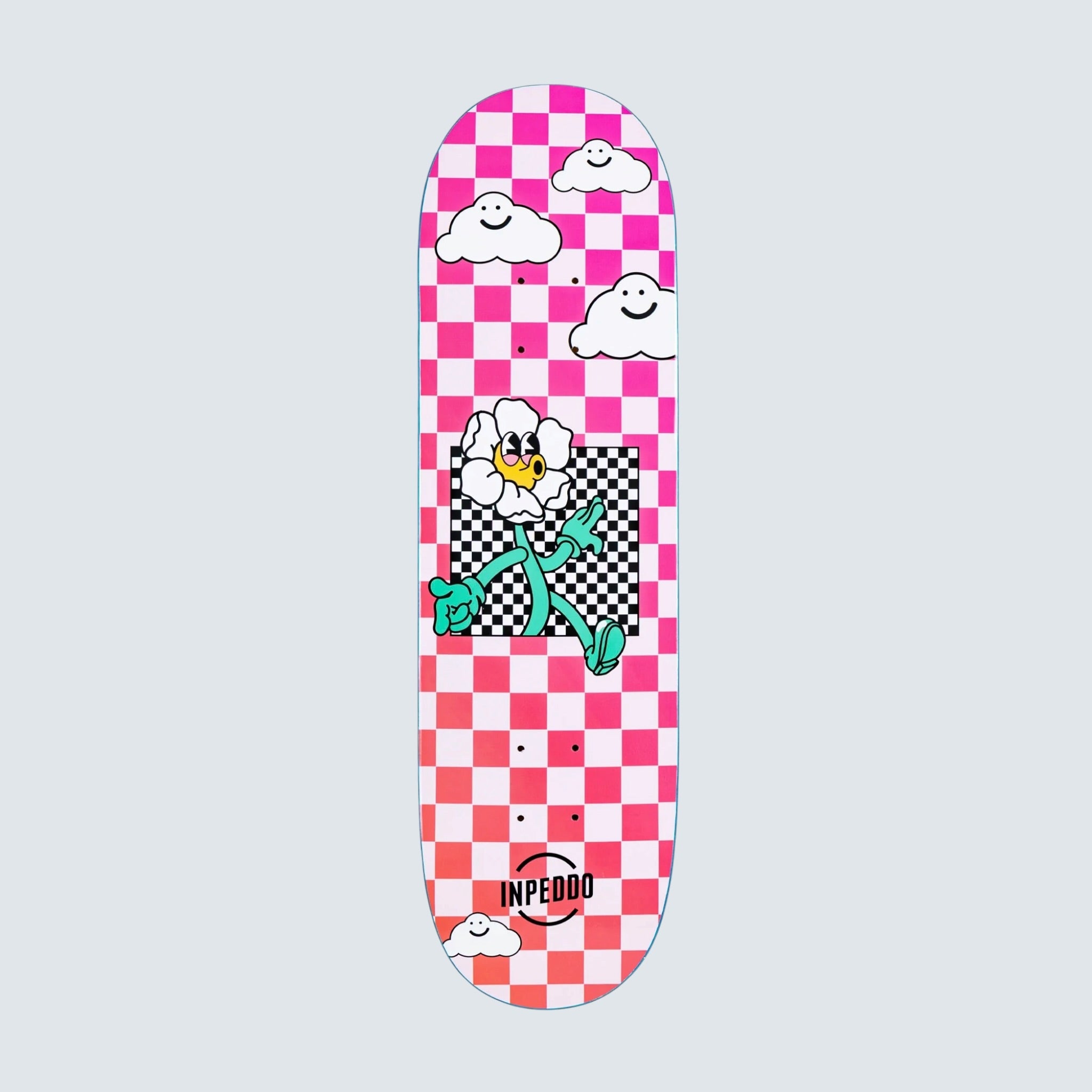 HAPPY FLOWER - Short & Wide Deck - 8.0