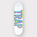 Trap Iron Logo Deck white - 8.25