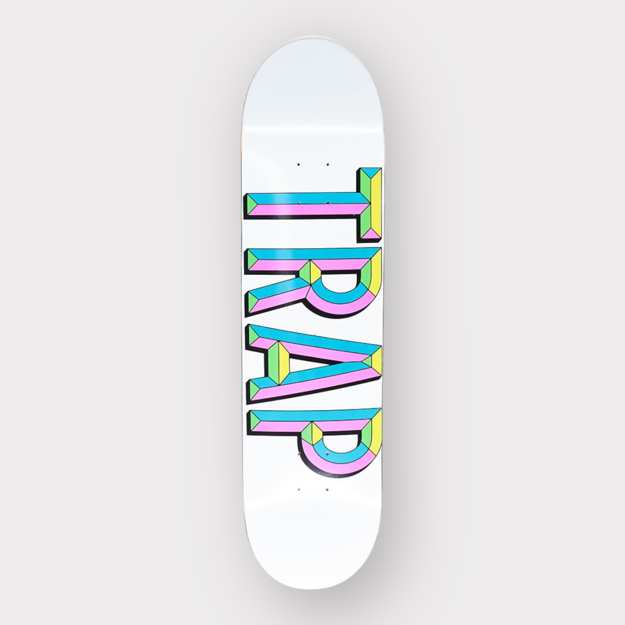 Trap Iron Logo Deck white - 9