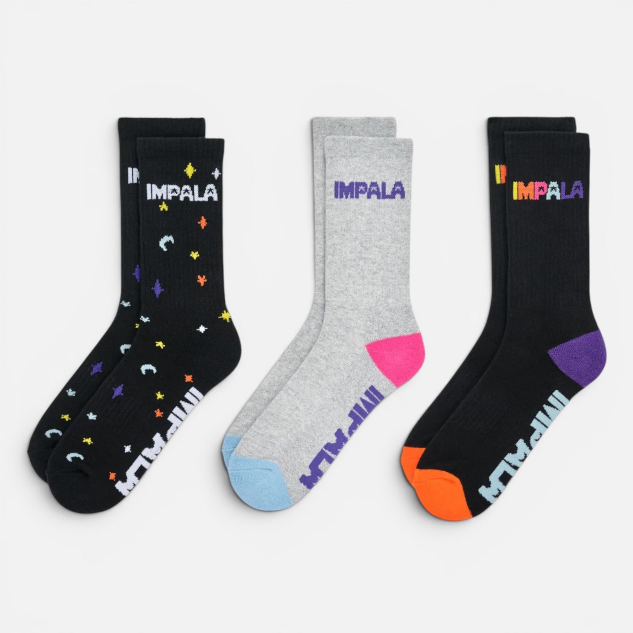 Impala Skate Socks 3PK - Twinkle - Skatewerkstatt 