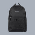 Schwarzer Element Rucksack mit Schnürung, Laptopfach und Reißverschlusstasche. Strapazierfähiges Material.