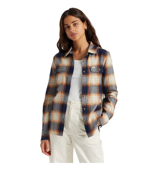 Brixton Bowery Flannel Hemd für Frauen - Skatewerkstatt 
