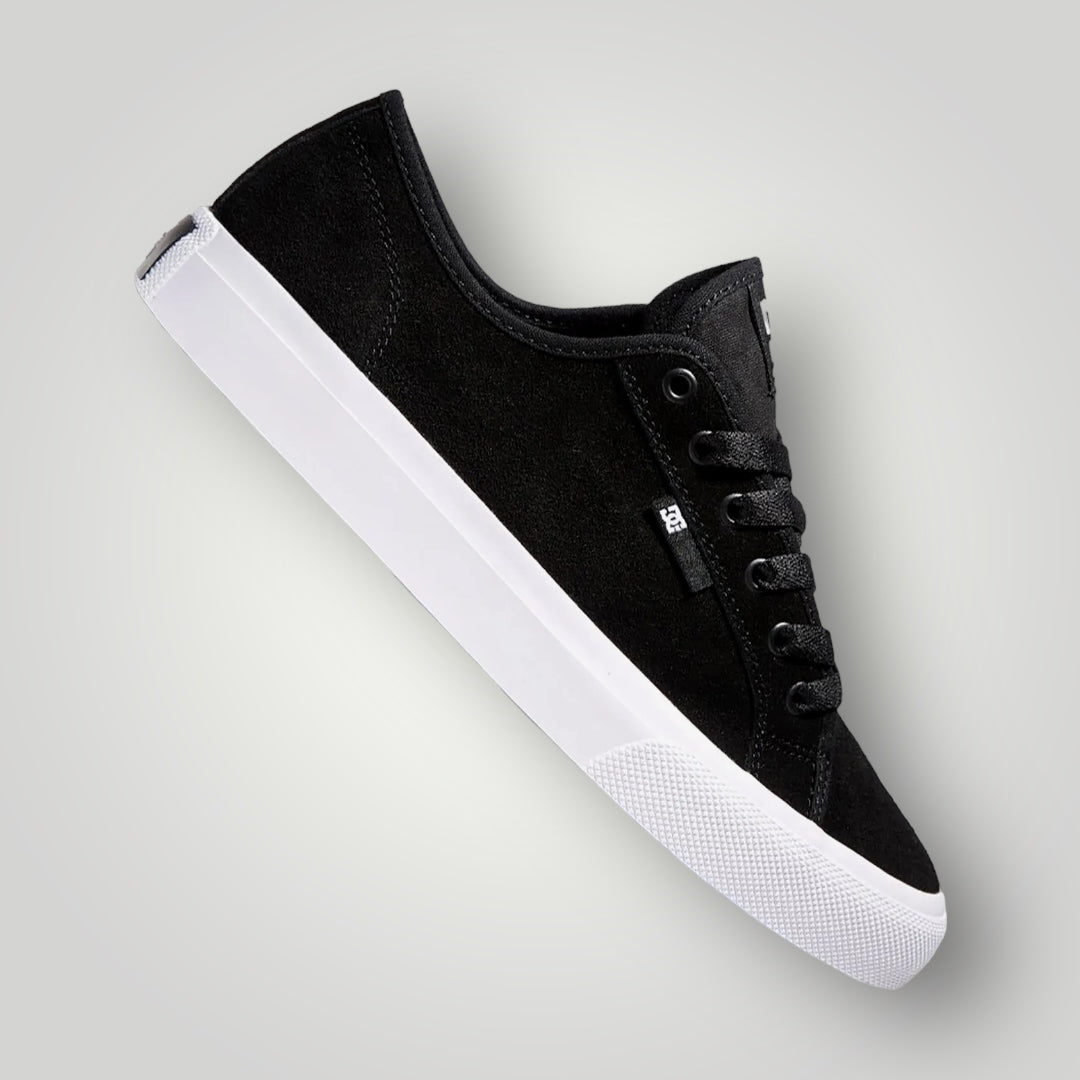 DC Manuel S Shoe - black/white - Skatewerkstatt 