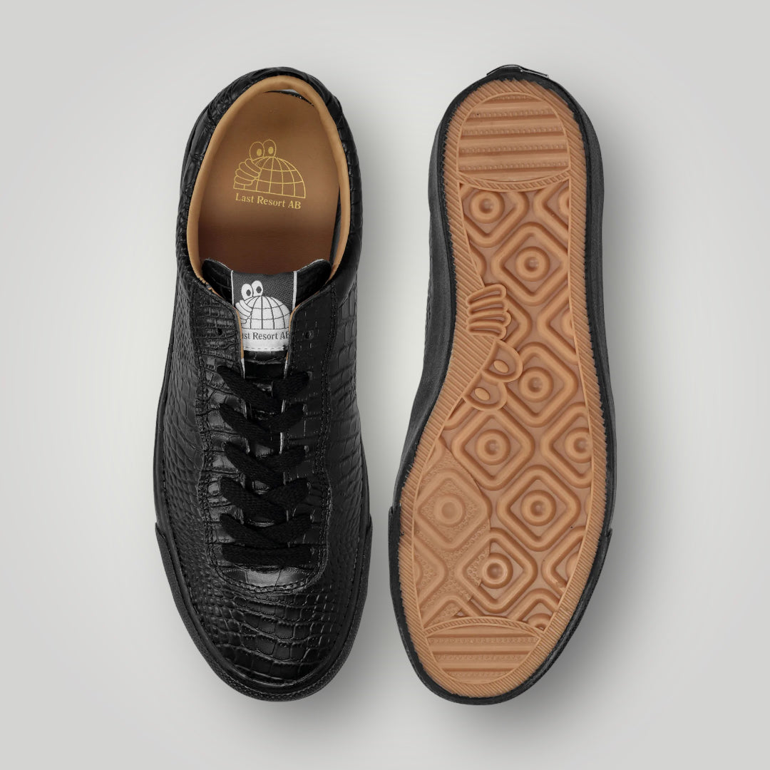 Last Resort AB VM001 Croc Lo (Black/Black) - EU 41 / UK 7.5 / US 8.5 - Skatewerkstatt 