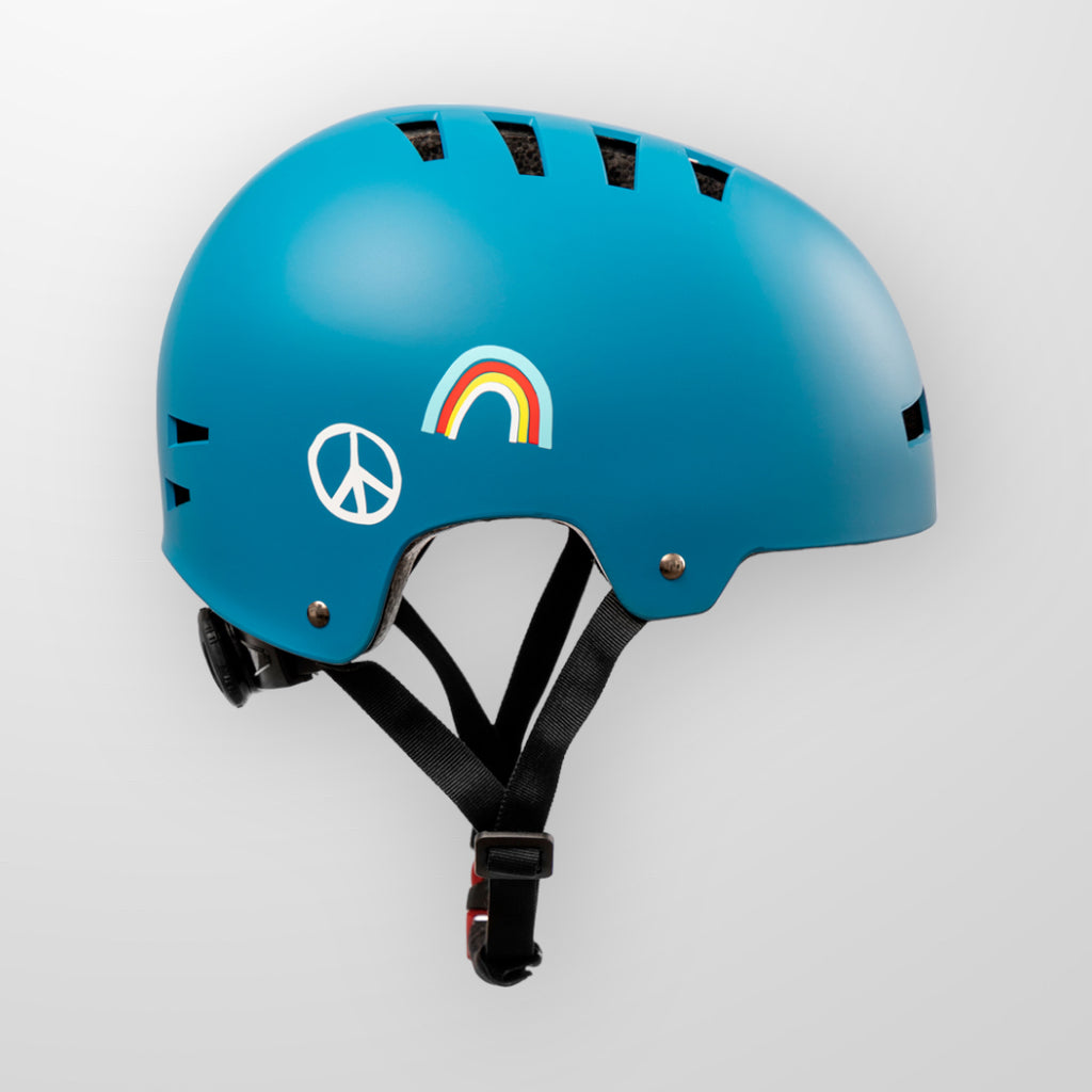 BroTection x NEMO BOARDS Safety Helmet - Dino blue - Skatewerkstatt 