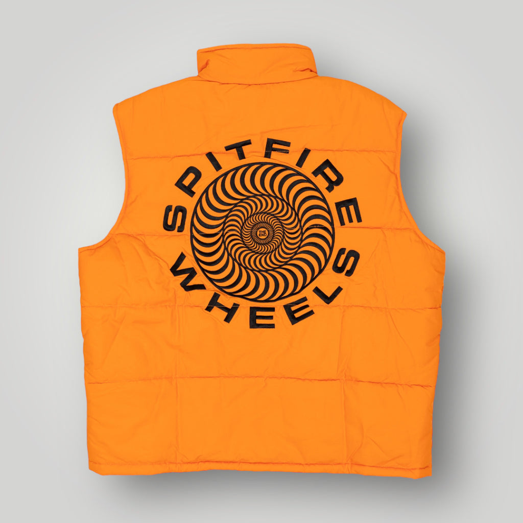 Spitfire Classic 87 Swirl Puff Vest - orange - Skatewerkstatt 