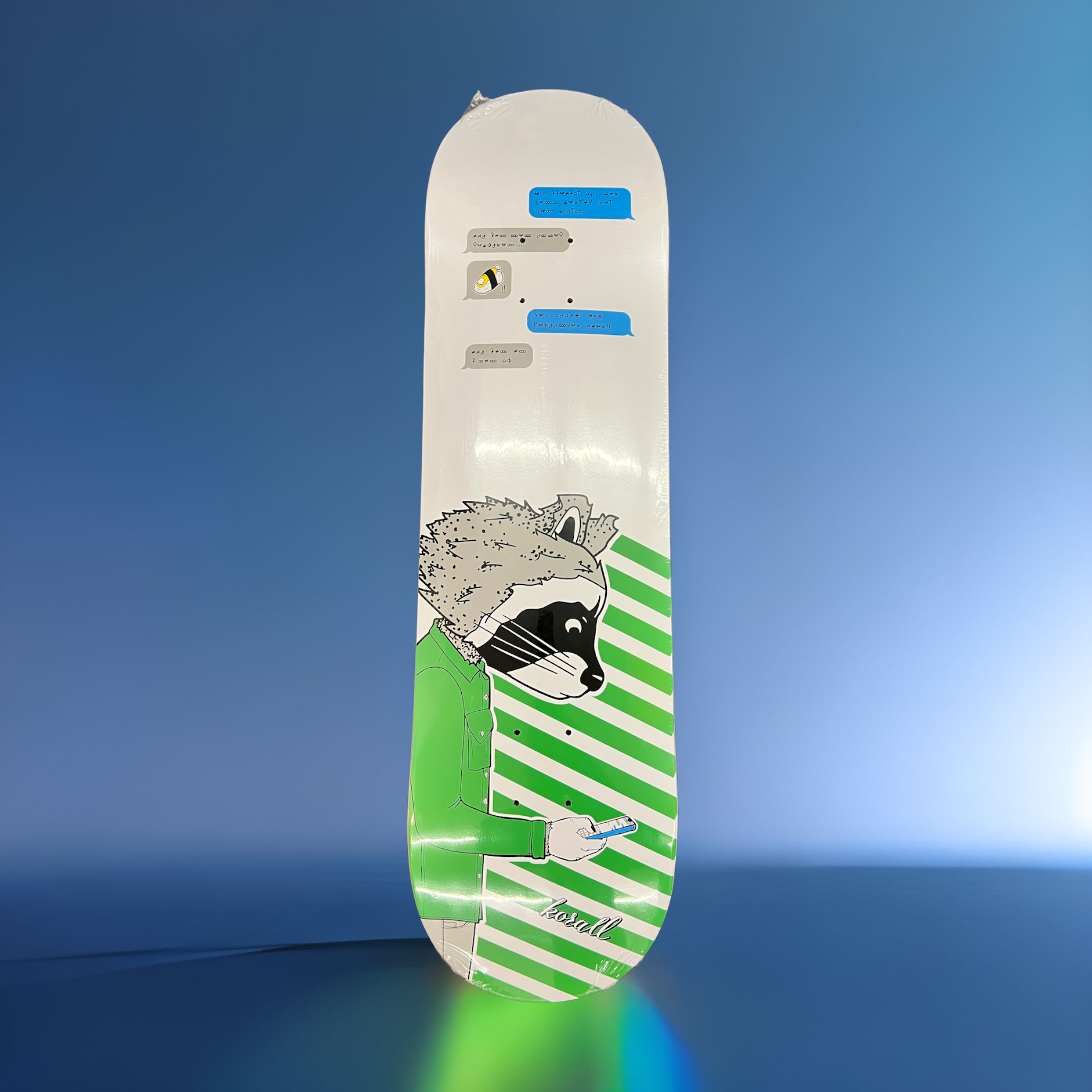 Korall Skateboards Waschbär Deck - 8.5 - Skatewerkstatt 