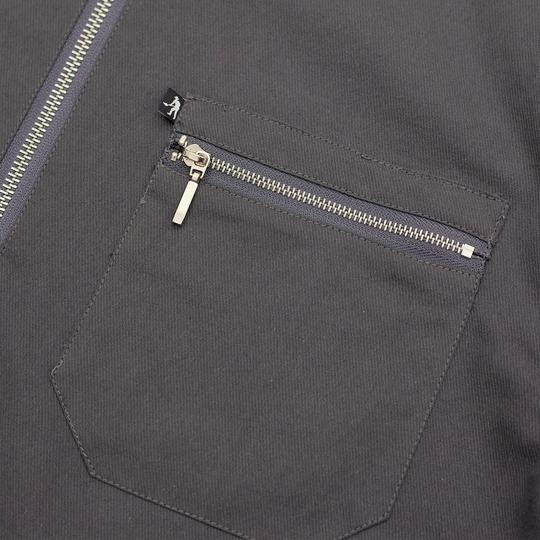 PASS~PORT "WORKERS" QUARTER ZIP SHIRT - BLACK - Skatewerkstatt 